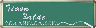 Timon Walde Visitenkarte